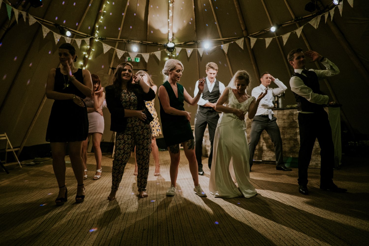 Candid wedding photography