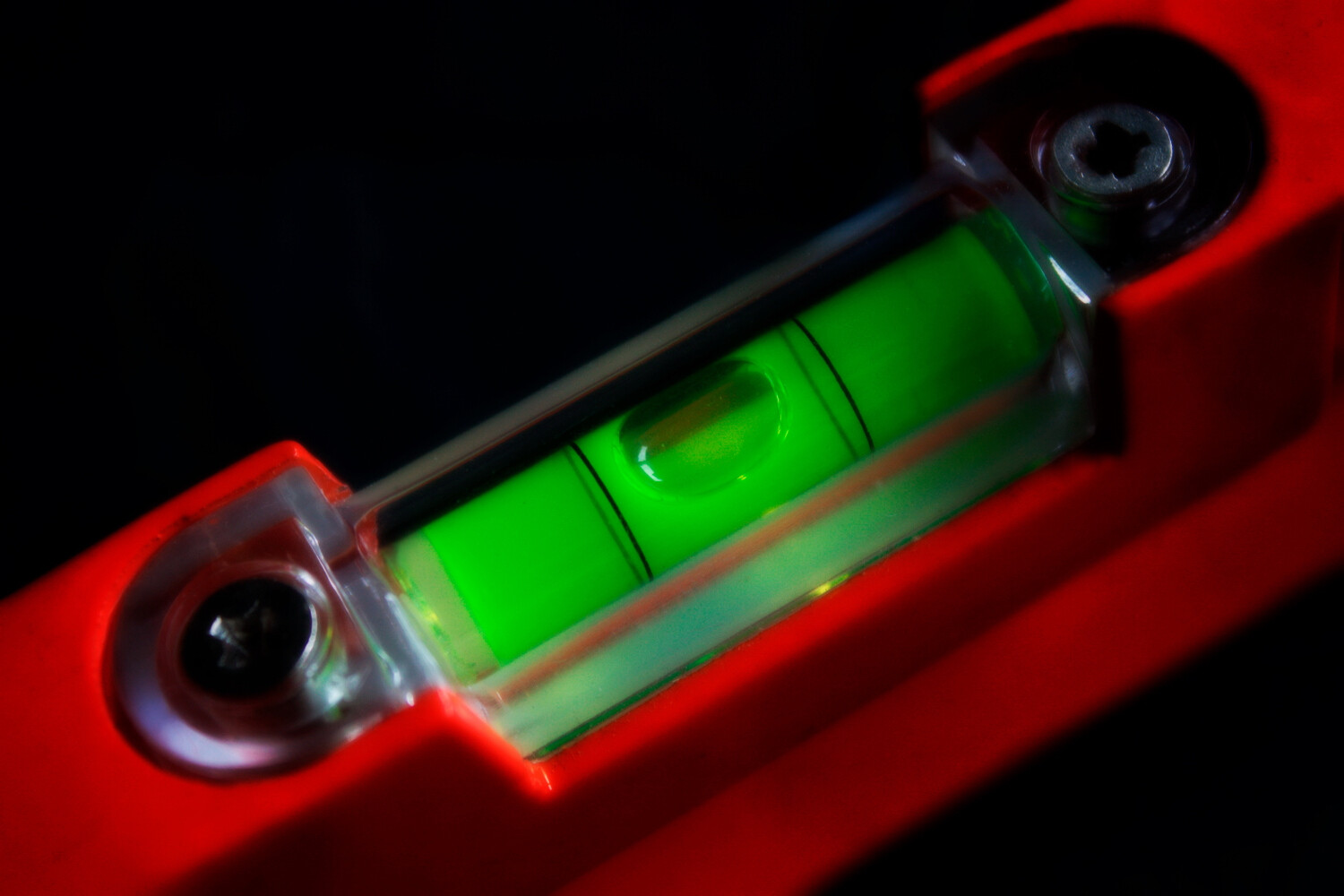 Using spirit levels in photography