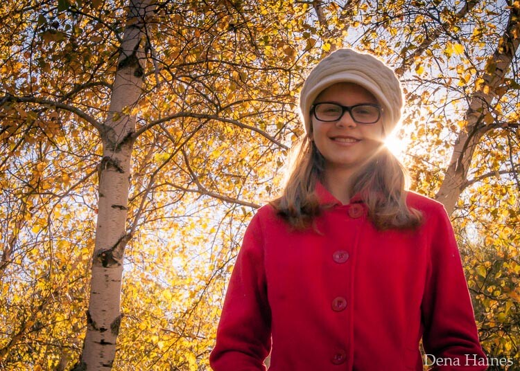 sun flare portrait