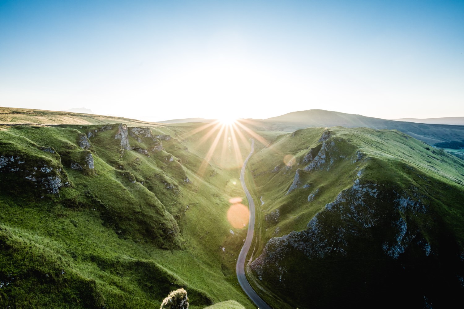 Sun flare photography