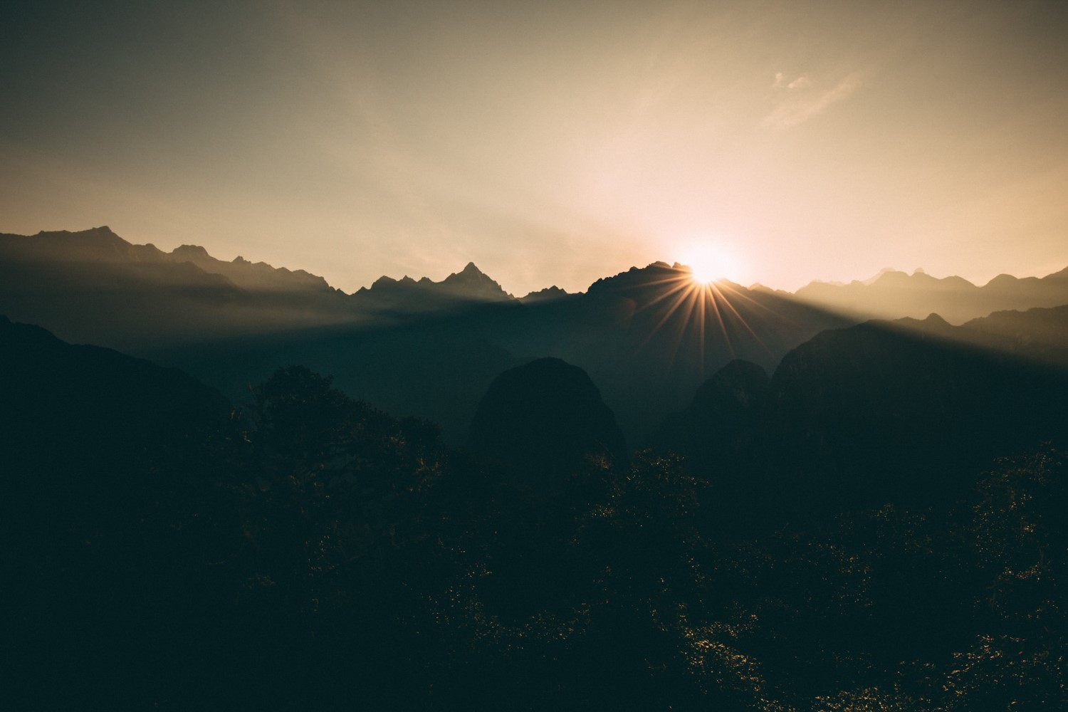 Sun flare photography